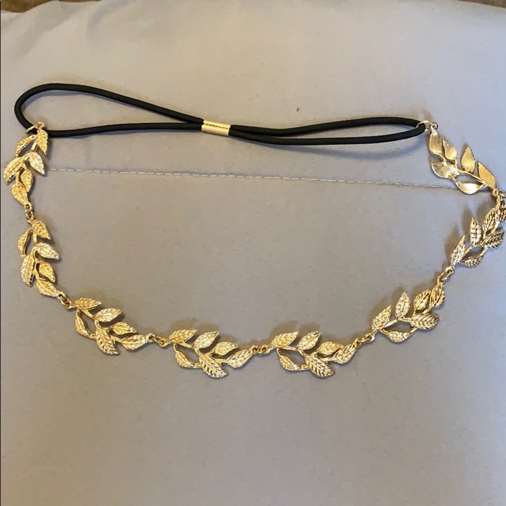 Gold headband